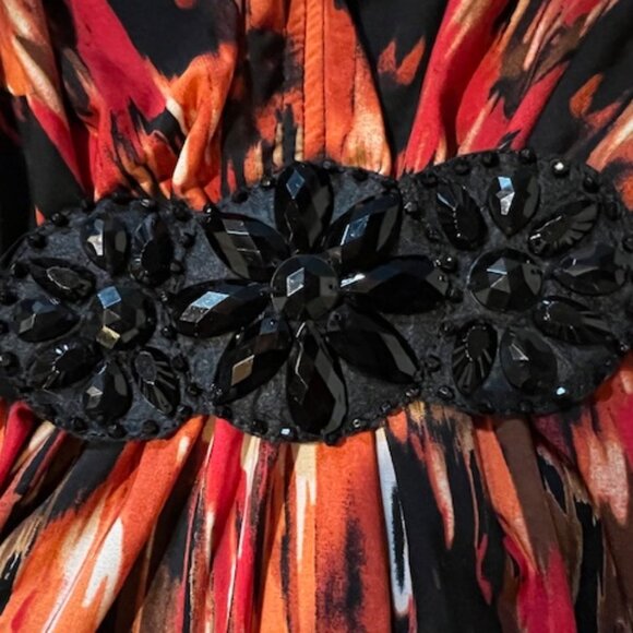 R & M Richards Women’s 2-Piece Evening Set – Size 14P – Beaded Waist - Picture 4 of 8